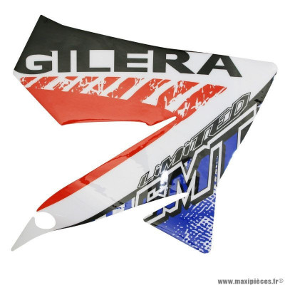 Logo aile avant droite origine piaggio pour 50 à boite 50 gilera smt 2012-2017 limited (2H001868)