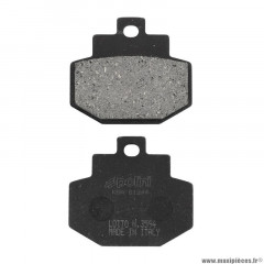 Plaquette de frein marque Polini pour maxi-scooter piaggio 125 super hexagon gtx, 125 vespa gt, 300 vespa gts (l 55.2mm - h 49mm - p 7mm) (174.0024) (original)