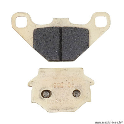 Plaquette de frein marque Carbone Lorraine pour moto aprilia 350-600 tuareg arrière / husqvarna 350-410-510-610 te arrière, 125-250-360 wr arrière / kawasaki 400-500 kle arrière (1 jeu de 2 plaquettes) (2306 a3+ touring metal fritte)