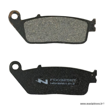 Plaquette de frein marque Newfren pour maxi-scooter honda 400 silver wing après 2006 arrière, 600 sw-t 2011-2018 arrière / kymco 125 downtown i 2009-2015, 300 downtown i 2009-2011 avant (fd0325bt) (touring organique)
