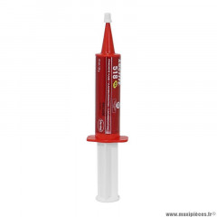 Pate à joint marque Loctite 518 semi-flexible rouge (seringue 25 ml sous blister)