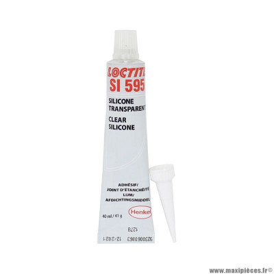 Pate à joint marque Loctite si 595 transparent -55 °c à 50 °c (tube 40 ml sous blister)