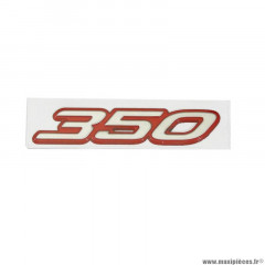 Logo ''350'' origine piaggio pour maxi-scooter 350 mp3 après 2018 (2H002601)