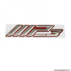 Logo ''mp3'' origine piaggio pour maxi-scooter 350-500 mp3 maxi après 2018 (2H002530)