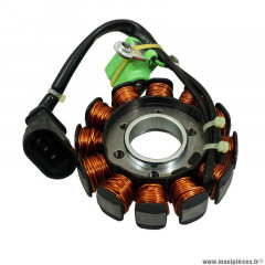 Stator origine pour scooter piaggio 50 typhoon 2t 2018, nrg après 2018 / aprilia 50 sr motard 2t après 2018, sr h2o après 2018, scarabeo 2t après 2018 (1a010131-)