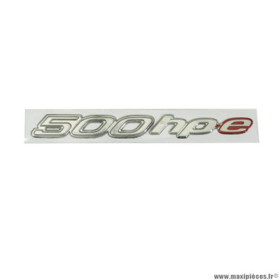 Logo ''500hpe'' origine piaggio pour maxi-scooter 500 mp3 maxi business après 2018 (2H002534)