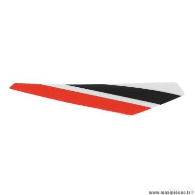 Logo garde boue arrière droit origine piaggio pour 50 à boite 50 gilera smt-rcr après 2018 blanc-rouge-noir 2h002138