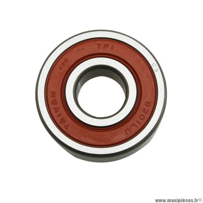 Roulement de roue 6201-2rs (12 x 32 x 10mm) tpi pour 50 à boite derbi 50 senda avant / aprilia 50 sr arrière / piaggio 50 typhoon arrière / peugeot 103 arrière / mbk 51 ar