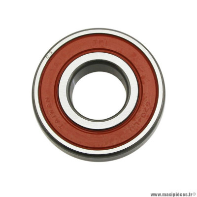 Roulement de roue 6204-2rs (20 x 47 x14mm) tpi pour maxi-scooter piaggio 50 typhoon arrière, nrg ar