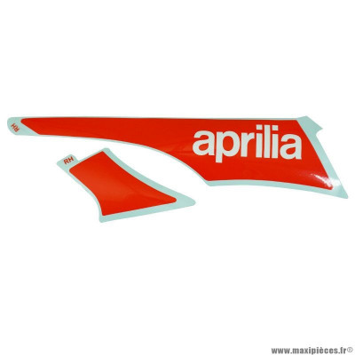 Logo spoiler droit origine piaggio pour scooter aprilia 50 sr après 2018 (2H002027)