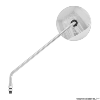 Rétroviseur pour maxi-scooter piaggio 125-150-200 vespa px 1998-2016 m10-125 gauche chrome -homologué- marque Vicma