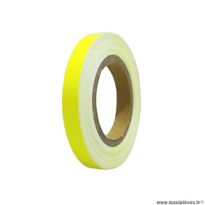 Liseret de jante marque Replay jaune fluo 7mm 6m avec applicateur