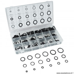 Joint torique metrique 18 tailles diamètre de 3 à 20mm (assortiment) (boite de 225 pièces)