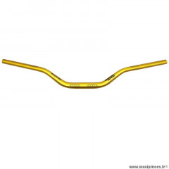 Guidon moto star bar cross booster mx alu 2014 t6 diamètre 28,6mm l820mm h90mm or (diamètre variable 22,2-28,6-22,2)