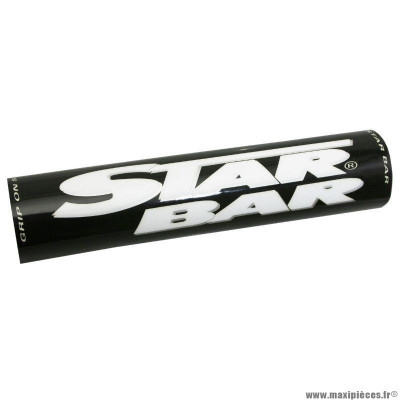 Mousse de guidon moto cross star bar mx-enduro noir (diamètre 50mm - longueur 250mm)