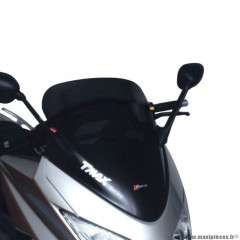 Bulle-saute vent pour maxi-scooter yamaha 500 tmax 2008-2011 fumé foncé (h 580mm - l 525mm) marque Faco