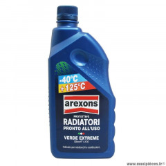 Liquide de refroidissement marque Arexons universal -40°c-+125°c vert (1l)