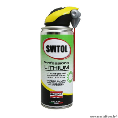 Graisse marque Arexons svitol au lithium haute viscosite -40°c à +160°c (spray 400ml)