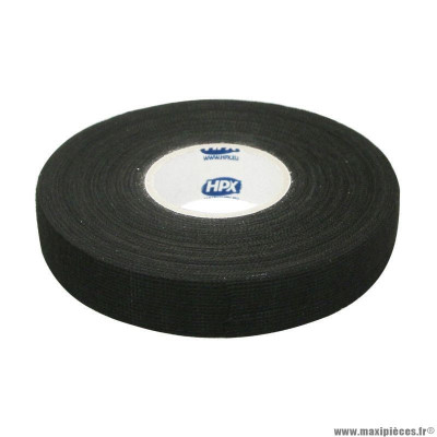 Ruban adhesif marque HPX textile protecteur noir 19mm x 25m