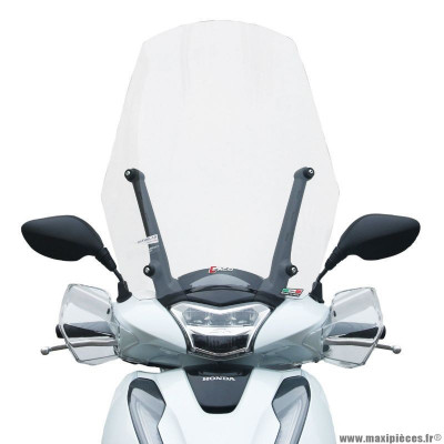 Pare brise pour maxi-scooter honda 125 sh après 2017 transparent (vendu sans fixation) marque Faco * Déstockage !