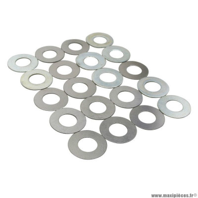 Rondelle de calage (16x32) axe de pédalier pour mobylette mbk 51, 50, 41, 40 (assortiment 20 pieces)