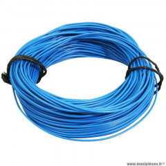 Fil électrique 0,50mm2 7-10 multibrin bleu (50m)