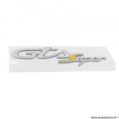 Logo ''gts super'' origine piaggio pour maxi-scooter vespa 125-300 gts (2H003199000A2)