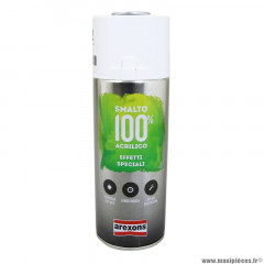 Bombe de peinture marque Arexons acrylique 100 argent effet metalise aérosol 400 ml (3673)