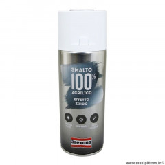Bombe de peinture marque Arexons acrylique 100 gris zinc effet metalise aérosol 400 ml (3674)