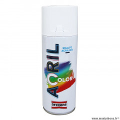 Bombe de peinture marque Arexons acrylique blanc pur ral 9010 (aérosol 400 ml) (3931)