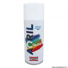 Bombe de peinture marque Arexons acrylique blanc mat (aérosol 400 ml) (3960)