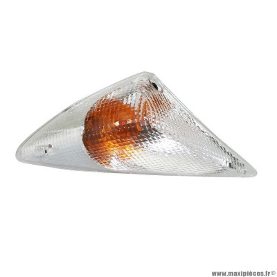 Clignotant pour scooter peugeot 50 speedfight 1 transparent avant gauche