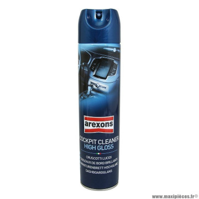 Nettoyant-renovateur de selle et tableau de bord marque Arexons aspect brillant (spray 600ml)