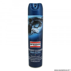 Nettoyant-renovateur de selle et tableau de bord marque Arexons aspect brillant (spray 600ml)