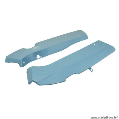 Capotage moteur pour mobylette mbk-motobecane 88, 881 à peindre base bleu (x2)