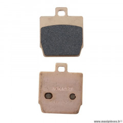 Plaquette de frein marque Carbone Lorraine pour scooter mbk 50 stunt avant, nitro arrière / yamaha slider avant, aerox arrière (1 jeu de 2 plaquettes) (3027 sc)