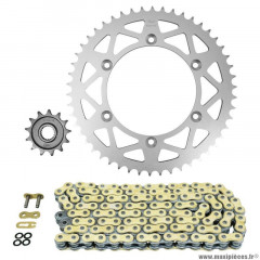 Kit chaine pour moto gas gas 300 ec f enduro 2013 520 13x50 (diamètre couronne 136-156-8.5) (démultiplication origine) marque Afam