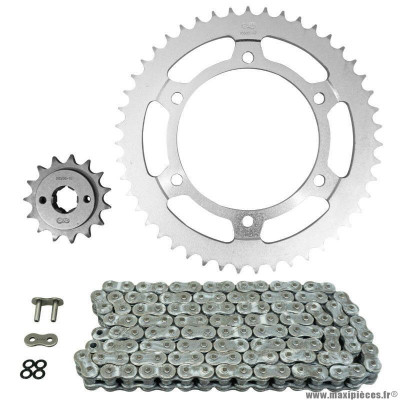 Kit chaine pour moto honda 600 xlv transalp 1987-1988 525 15x47 (diamètre couronne 130-150-10.5) (démultiplication origine) marque Afam