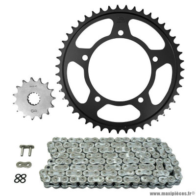 Kit chaine pour moto suzuki 650 dl v strom abs 2007-2020 525 15x47 (diamètre couronne 120-140-10.25) (démultiplication origine) marque Afam