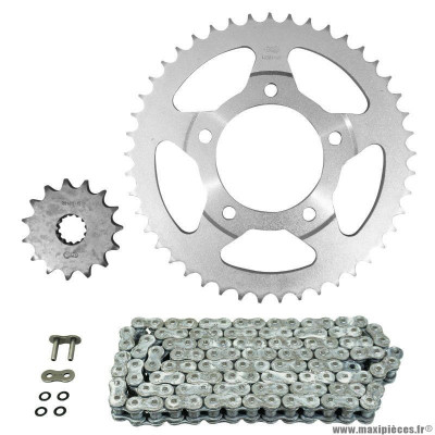 Kit chaine pour moto suzuki 750 gsx f 1998-2006 530 15x45 (diamètre couronne 87-110-10.5) (démultiplication origine) marque Afam