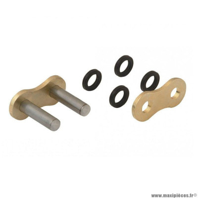 Attache rivets axe pleins 428 or (type chaine a428mx-g) (démultiplication origine) (mr a428mx-g) marque Afam