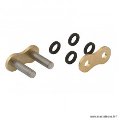 Attache rivets axe pleins 525 or (type chaine a525xhr3-g) (démultiplication origine) (mr a525xhr3-g) marque Afam