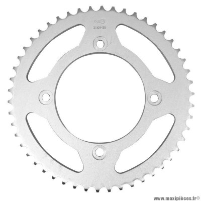 Couronne pour 50 à boite beta 50 rr enduro 2006-2018, 50 rr motard 2005-2018, 50 rr standard 2005-2008 420 50 dents (diamètre 108-123-6.5) marque Afam