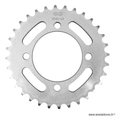 Couronne pour 50 à boite yamaha 50 fs1 1976-1979, 50 lb chappy 1980-1994, 50 rd m 1979-1980, 50 rd mx 1981-1987, 50 tt-r e 2006-2019 420 32 dents (diamètre 64-80-8.5) marque Afam