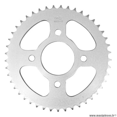 Couronne pour 50 à boite kymco 50 kpw 2013-2014 / daelim 125 roadwin 2008-2016 / mash 125 seventy five 2014-2016, 125 scrambler 2014-2016 428 45 dents (diamètre 58-90-10.5) marque Afam