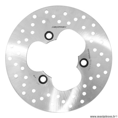 Disque de frein pour maxi-scooter sym 125 gts 2006-2007 arrière, 125 joyride après 2001 arrière, 125 joyride s après 2016 arrière, 200 joyride 2001-2004 arrière (ext 200mm, int 73mm, 3 trous) (df4108a) (marque Newfren)