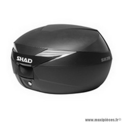 Top case marque Shad sh39 carbone 39l avec platine (contenance 1 casque integral + 1 casque jet) (l51xh32xp43cm) (d0b39106)