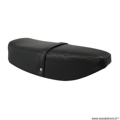 Selle mobylette biplace avec sangle noir