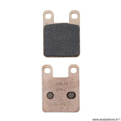 Plaquette de frein marque Carbone Lorraine pour 50 à boite derbi senda av-ar / aprilia 50 rs > 2006 ar / beta 50 rr / peugeot 50 tkr av trekker av ludix av / gilera smt av-ar (1 jeu de 2 plaquettes) (3015 sc)