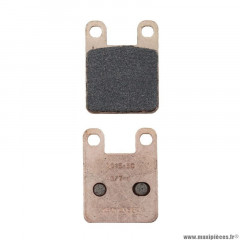 Plaquette de frein marque Carbone Lorraine pour 50 à boite derbi senda av-ar / aprilia 50 rs > 2006 ar / beta 50 rr / peugeot 50 tkr av trekker av ludix av / gilera smt av-ar (1 jeu de 2 plaquettes) (3015 sc)